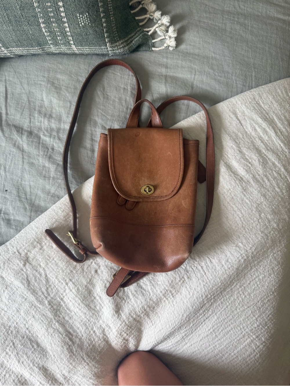 Vintage coach backpack Mini